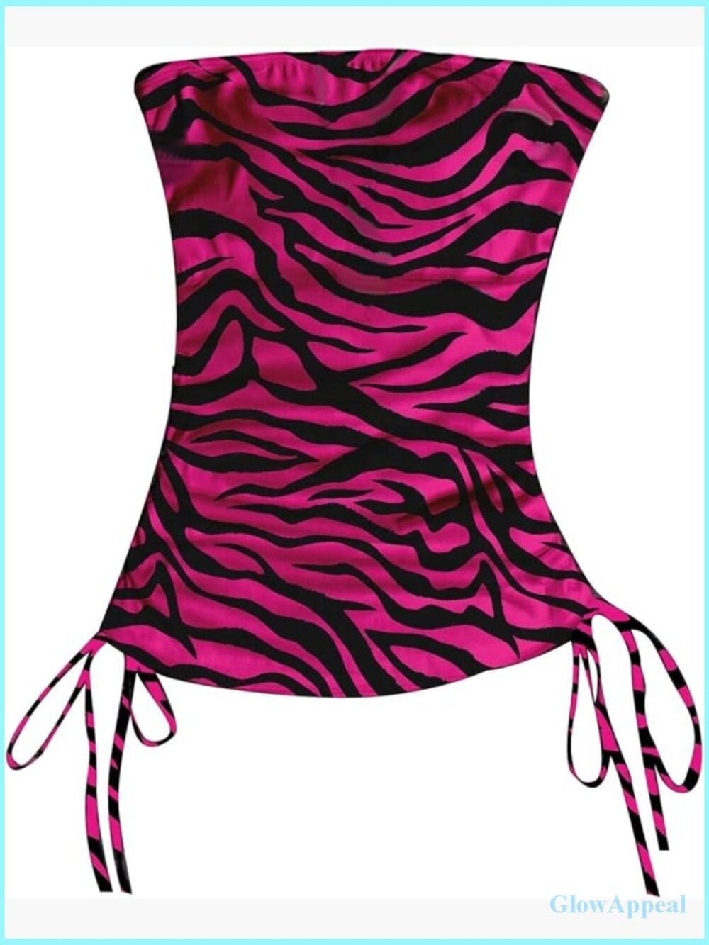 Strapless Tube Top With Drawstring Ruched Detail, Y2k Style